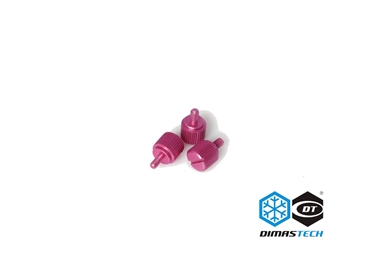 DimasTech® ThumbScrews M3 Thread 10 Pieces Pack Electric Purple